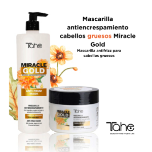 MASCARILLA ANTIENCRESPAMIENTO CABELLOS GRUESOS MIRACLE GOLD TAHE