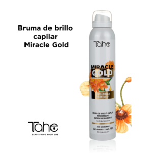 BRUMA DE BRILLO CAPILAR MIRACLE GOLD TAHE