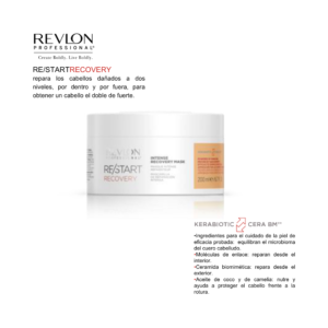 MASCARILLADEREPARACIÓN INTENSA REPARADOR RECOVERY RESTART