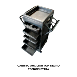 CARRITO AUXILIAR TOM NEGRO TECNOELETTRA