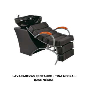 LAVACABEZAS CENTAURO - TINA NEGRA - BASE NEGRA