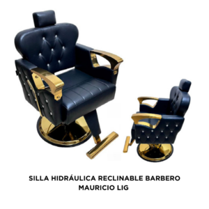 SILLA HIDRÁULICA RECLINABLE BARBERO MAURICIO LIG