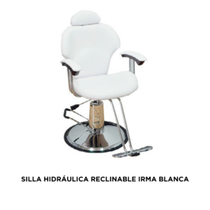 SILLA HIDRÁULICA RECLINABLE IRMA BLANCA