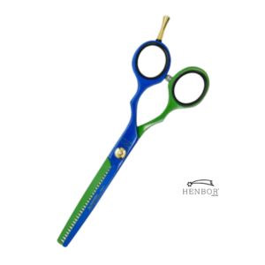 TIJERA DE CORTE ENTRESACAR LINEA GOLDEN COLOR LINE BLUE&GREEN