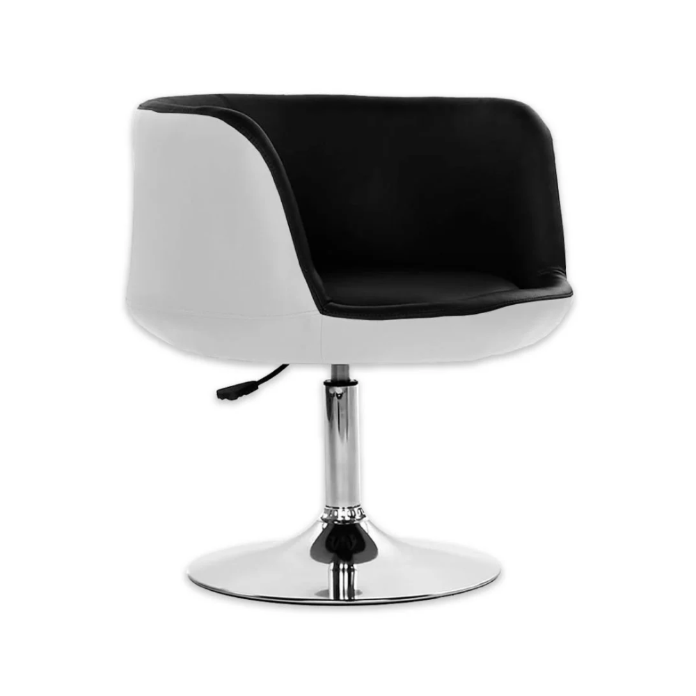 SILLA HIDRAULICA PARA MANICURISTA COQUETA BLANCA